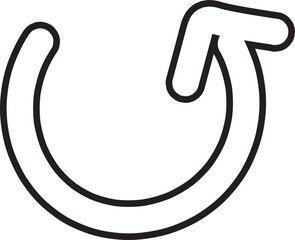 arrow hand drawn icon