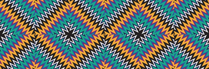 seamless ethnic pattern design.Geometric ethnic oriental ikat pattern traditional Design.Geometric ethnic oriental pattern traditional Design for background,carpet,clothing,wrapping,fabric,embroidery