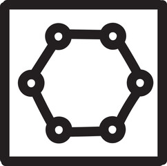 periodic table doodle icon