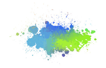 Fototapeta na wymiar Multicolored blot object. Vector illustration