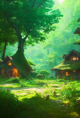 house in the forest