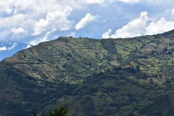 Fototapeta premium view of the mountains