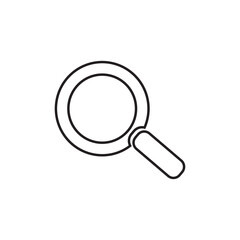 Graphic flat search icon for your design and website