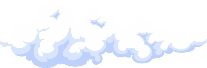 Blue sky with clouds isolate cloudscape background