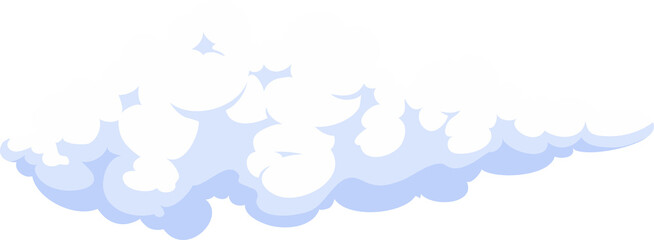 Blue sky, sunny weather with azure clouds, nature