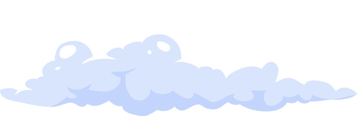 Sky with clouds, weather and nature design element