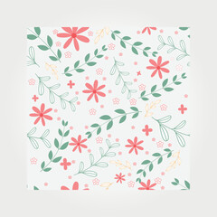 pattern floral ornament vector design