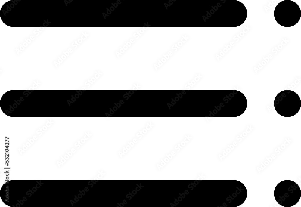 Poster Hamburger menu mobile app navigation web button