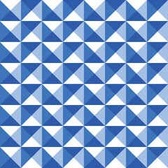 Modern Blue Geometric Pattern Abstract Background. Seamless. Fashion. Vector