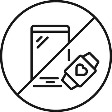 No smartphone or wristband not allowed at mri scan