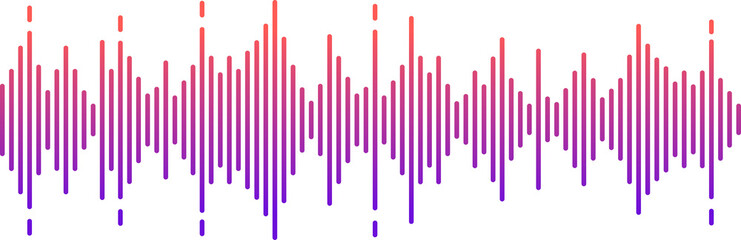 Voice assistant, sound imitation wave isolate icon