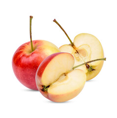 Fresh apple isolated on white background