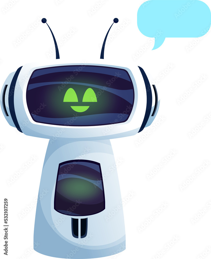 Poster chatbot virtual ai service support robot chat bot