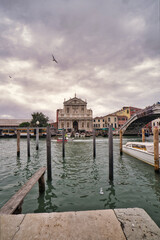 Naklejka premium canals of the city of Venice Italy.