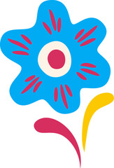 Mexican flower Cinco de Mayo holiday embroidery