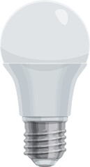 Incandescent light globe isolated light bulb lamp