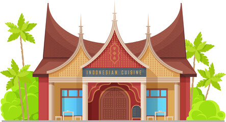 Indonesian cuisine restaurant architecture design