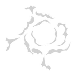 Cartoon explosion smoke or steam vector cloud