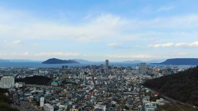 高知市街 柴山から撮影