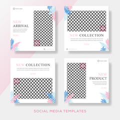 fashion sale banner template. premium vector