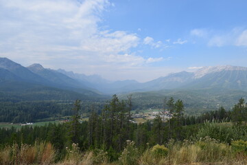 View of British Columbia in Canada 