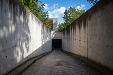 Fototapeta premium entrance to an underground delivery