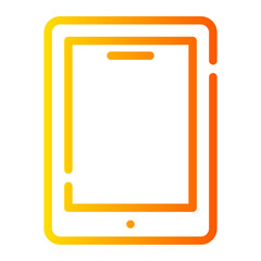 tablet gradient icon