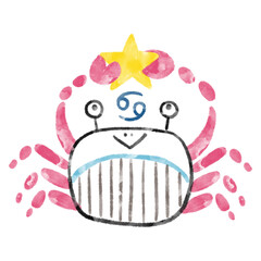 蟹座のイラスト