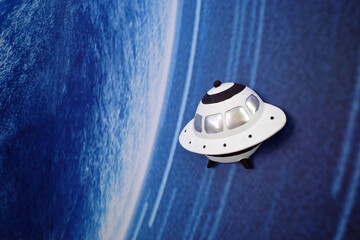UFO in space