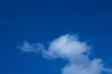 Fototapeta na wymiar blue sky with clouds for background