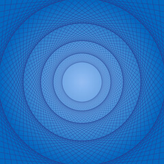 Geomatric vector background Pattern in blue.