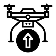 drone take off icon illustration 