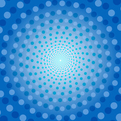 Geomatric vector background Pattern in blue.