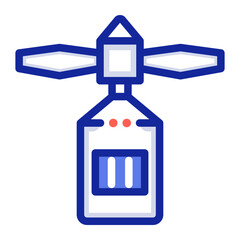 motor drone propeller icon illustration 