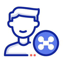 drone pilot icon illustration 