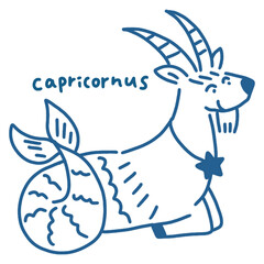 山羊座のイラスト