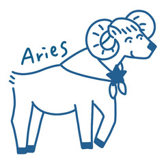 牡羊座のイラスト