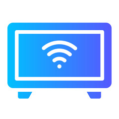 television gradient icon