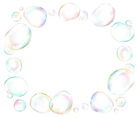 シャボン玉フレーム