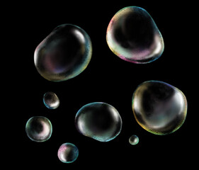 シャボン玉　イメージ素材