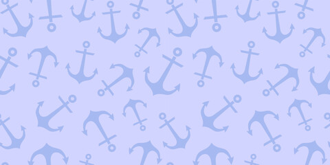 Light blue anchor background, repeat pattern