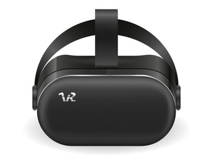 vr glasses helmet mask virtual reality vector illustration