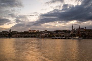 Fototapeta premium View of the historical center of Budapest