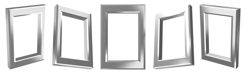 3d rendered illustration of a metal door