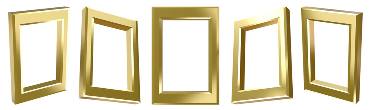 3d rendered illustration of a metal door