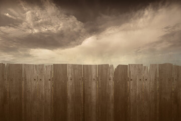 Fototapeta premium Wooden fence