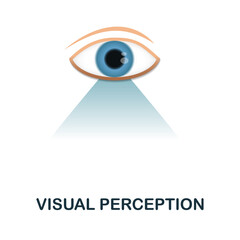 Visual Perception icon. 3d illustration from cognitive skills collection. Creative Visual Perception 3d icon for web design, templates, infographics and more