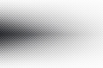 Halftone square dots. Checkered halftone pattern. Abstract squares background.