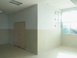 empty room with a window