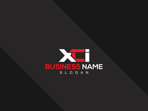 Creative Three Letter XCI Logo Icon, Unique XC Letter Logo Design For Your Business